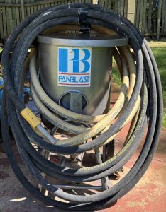 PanBlast Abrasive Blasting pot for sale